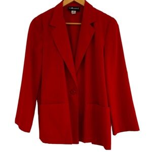 Vintage SAG HARBOR Oversized Blazer in Red